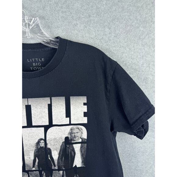 Little Big Town Shirt Size M Black Short Sleeve Crewneck Tee‎ Country Band Musc - Picture 7 of 8